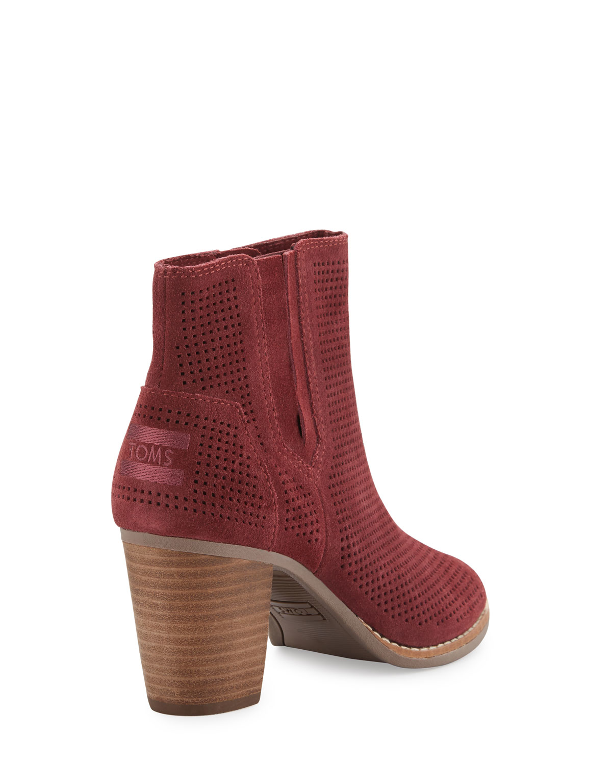 toms peep toe booties